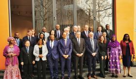 Gruppenbild der Botschafter und Generaldelegierten der frankophonen Länder in Berlin (c) DGCFRW