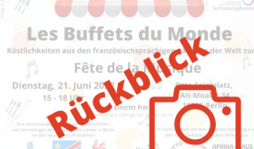 Motiv Rückblick auf Buffets du Monde