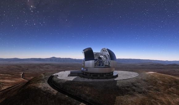 Extremely Large Telescope (ELT) in Chile mit von AGC Glass Europe beschichteten Spiegeln