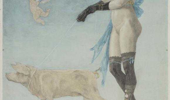 Pornokrates, A.Bertrand nach Félicien Rops © Musée Félicien Rops, Namur