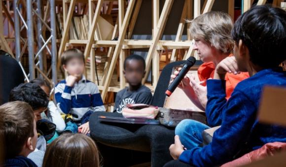 Masterclass de A. Brouillard au Pavillon d'honneur - Copyright J. Van Belle - WBI