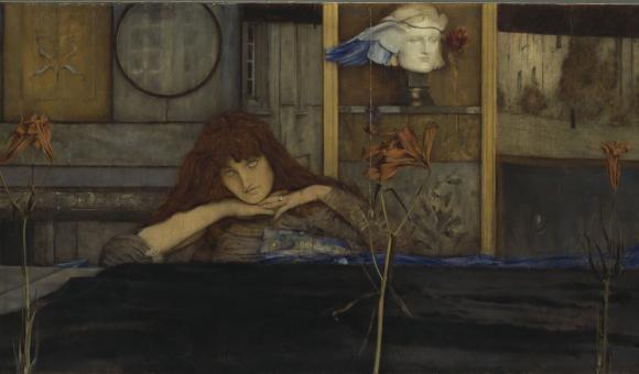 Fernand Khnopff  I lock my door upon myself  © bpk | Bayerische Staatsgemäldesammlungen