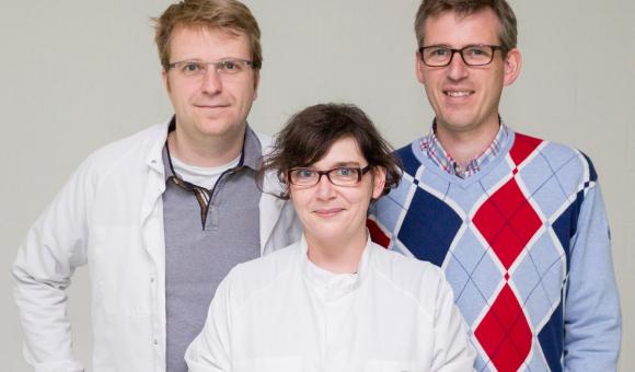 Das neue Team bei Cerhum: Gregory Nolens, Thibaut Breuls de Tiecken und Catherine Bronne